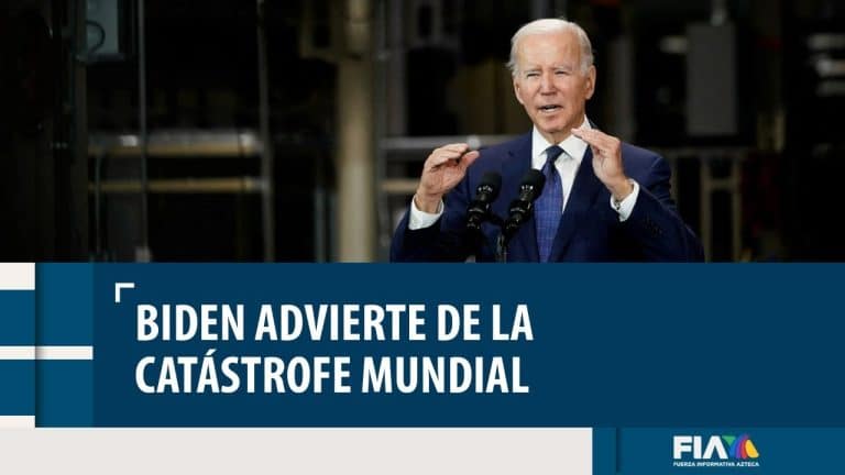 Joe Biden advierte catástrofe mundial si Rusia usa sus armas nucleares en Ucrania