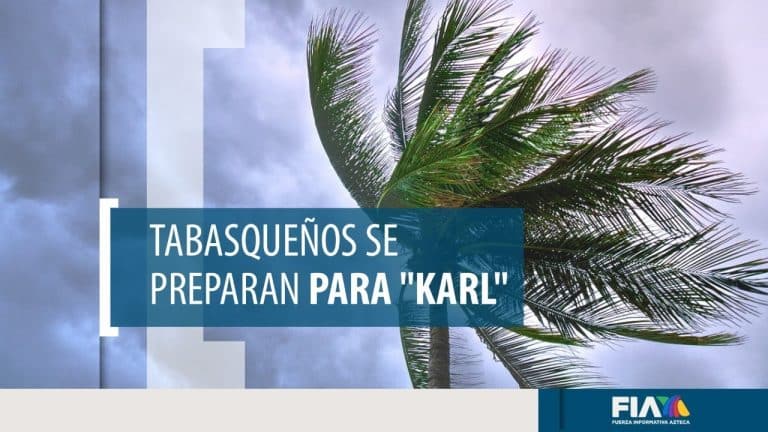 Tabasco, Chiapas y Veracruz se preparan para recibir a la tormenta tropical “Karl”