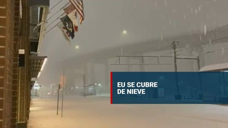 Estados Unidos está en emergencia por la caída de grandes cantidades de nieve y formación de hielo
