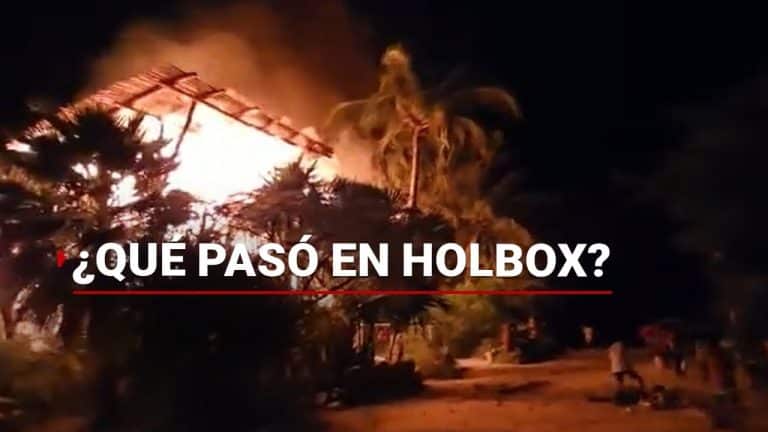 El paraíso de Holbox se volvió un infierno en cosa de minutos; incendio deja pérdidas materiales