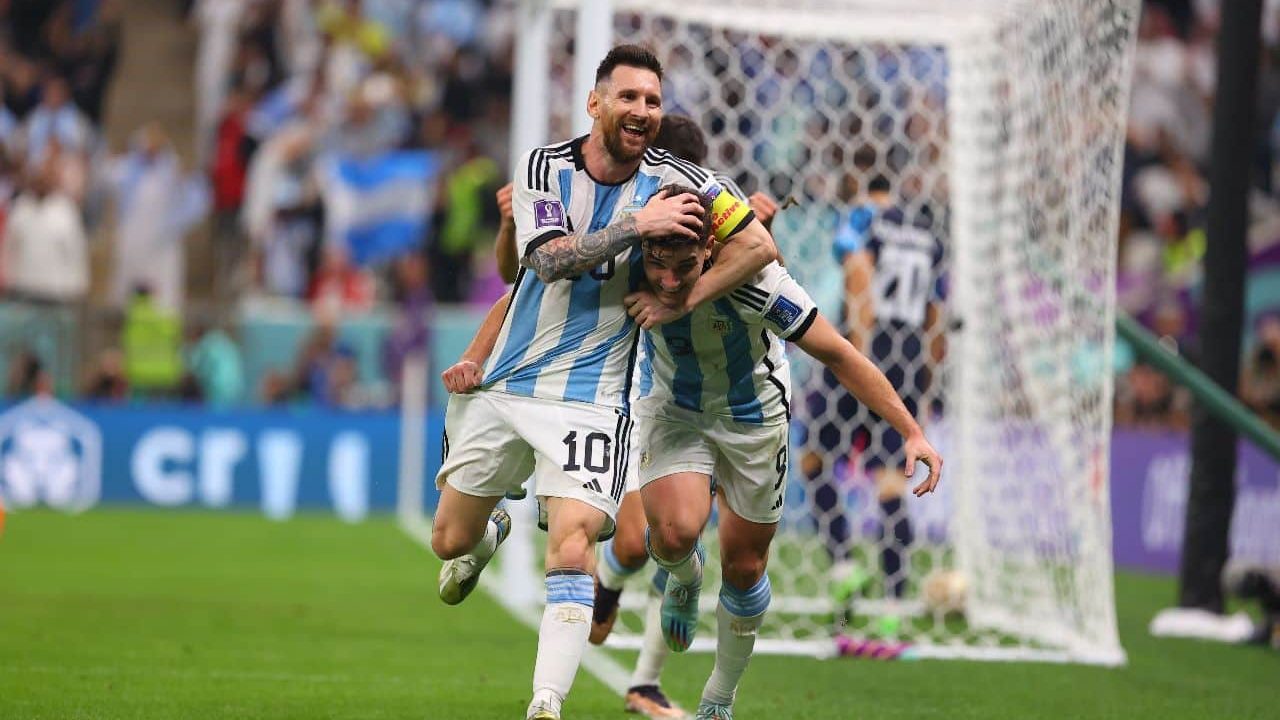 Argentina venció a Croacia por 3 goles a 0 en la semifinal de Qatar