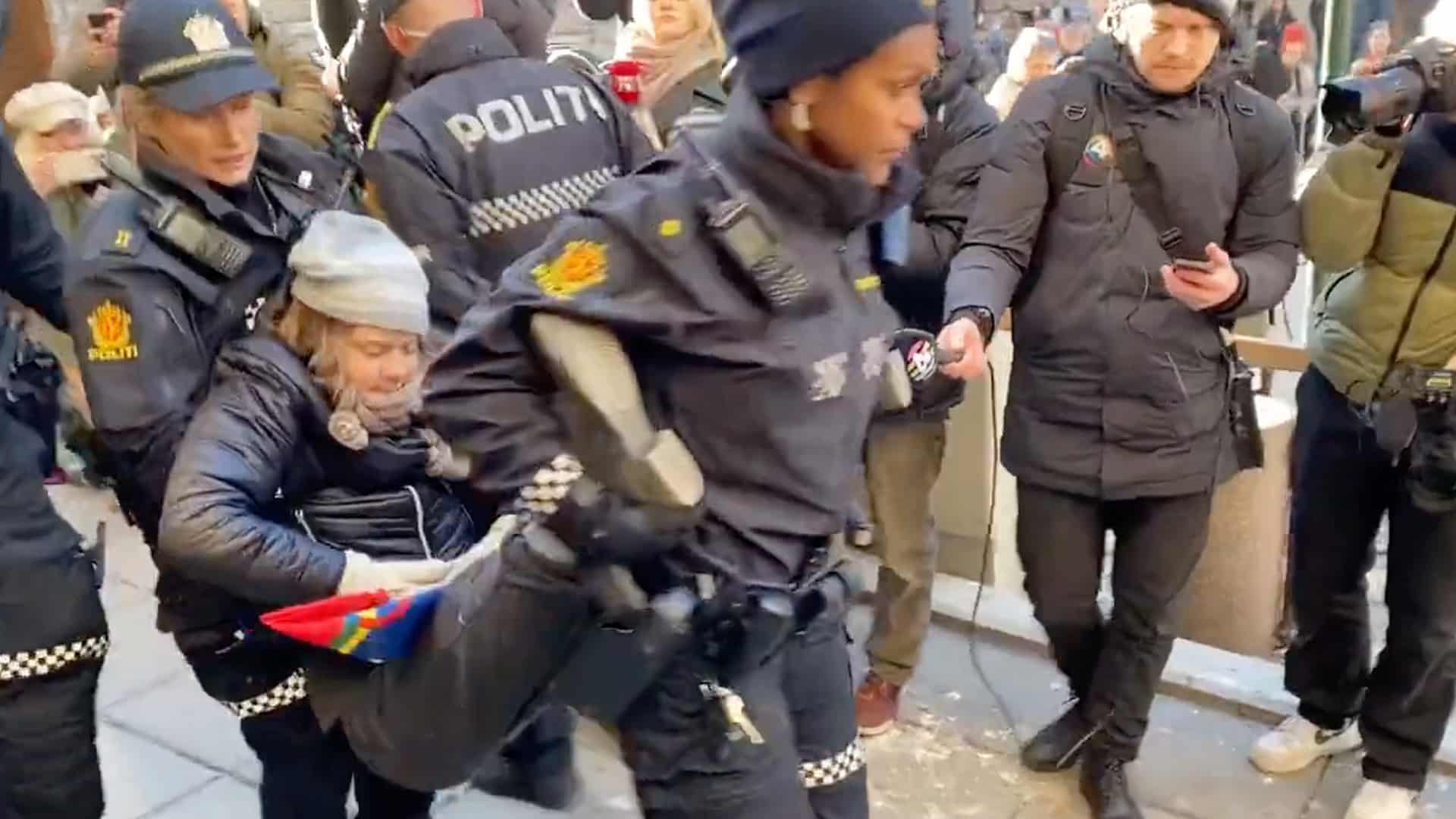 Policía en Noruega arresta a la joven activista Greta Thunberg