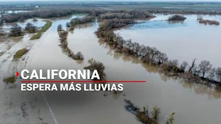 Alerta máxima en California, EUA; intensas lluvias provocan inundaciones al norte del estado