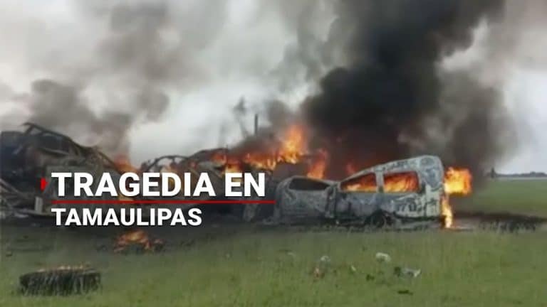 Tragedia en Tamaulipas: 27 personas perdieron la vida luego de choque entre un trailer y una camioneta