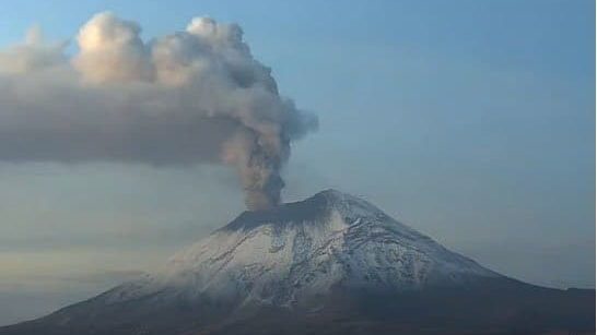 Amarillo Fase 3 la alerta volcánica de Popocatépetl