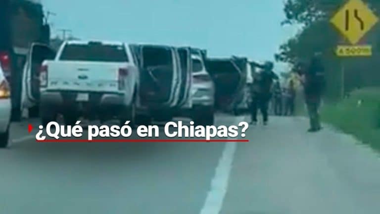 Comando armado secuestra a 14 trabajadores de la Secretaría de Seguridad de Chiapas; ya los buscan
