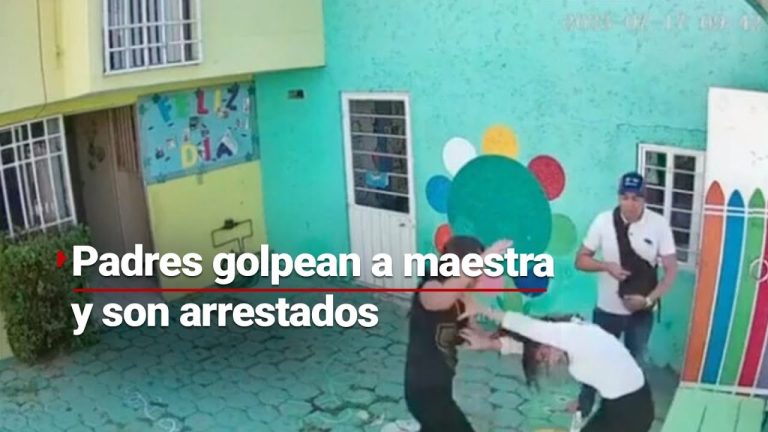 Maestra de kínder revela cómo la agredieron y encañonaron los papás de su alumno; detienen a los. agresores