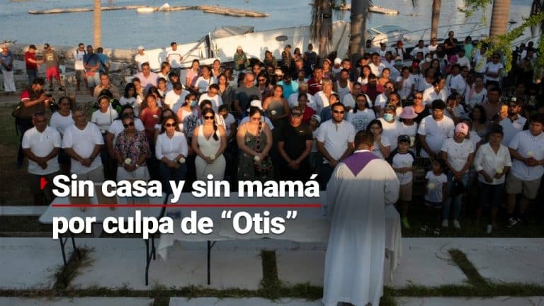 Pierden familiares durante el paso del huracán “Otis” por Guerrero; casi 300 mil niños seriamente afectados