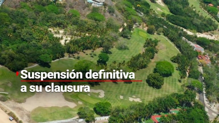 Juez federal ordena retirar sellos de clausura al Club de Golf Tangolunda