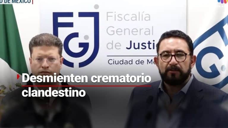 Fiscalía desmiente hallazgo de Ceci Flores de crematorio clandestino