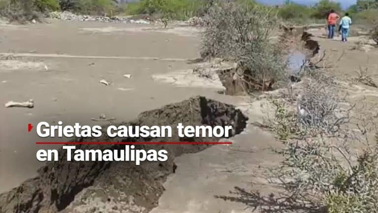 Aparecen grietas en Tula tras el paso de la tormenta “Alberto”