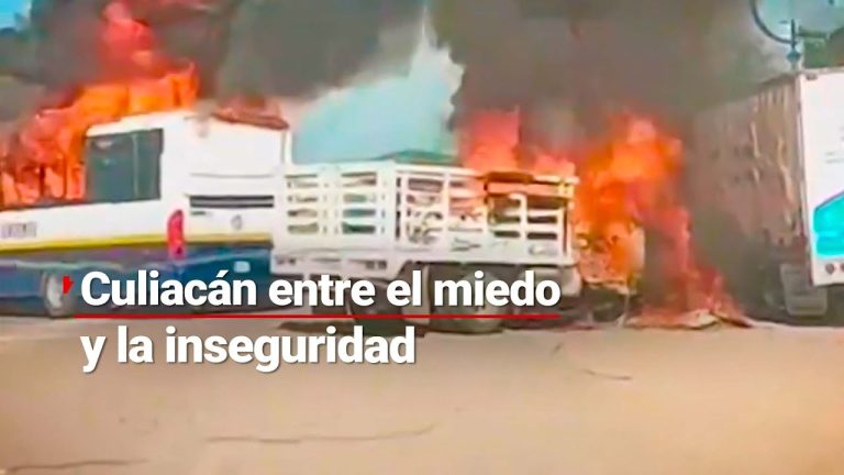 Narcobloqueos en Culiacán generan pánico