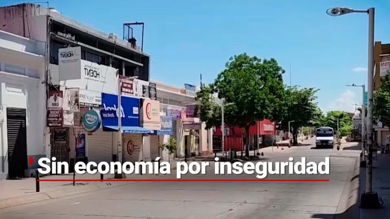 Violencia en Culiacán provoca cierre de negocios