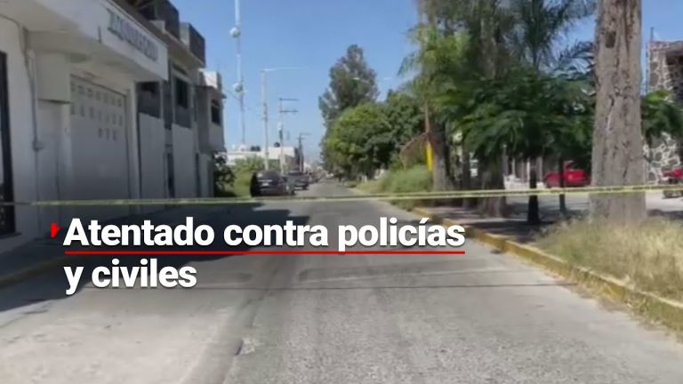 Explotan dos coches bomba en Guanajuato