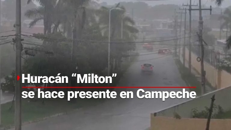 Campeche sufre afectaciones por lluvias