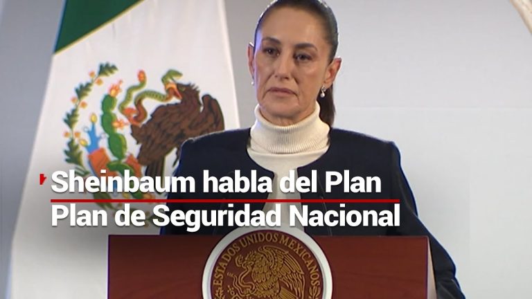 Claudia Sheinbaum presenta estrategia de seguridad