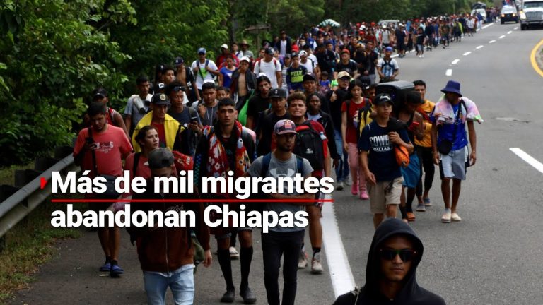 Falla operativo para detener migrantes en Chiapas