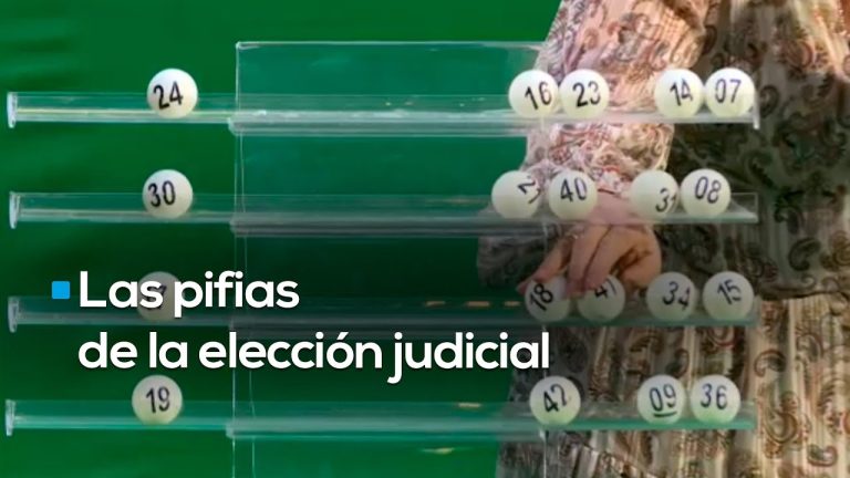 Tómbola para candidatos al PJF presenta errores