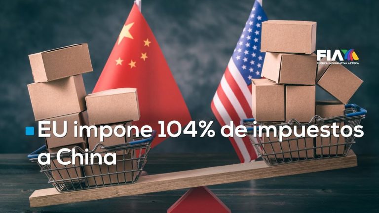 EUA impone impuestos del 104 % a China